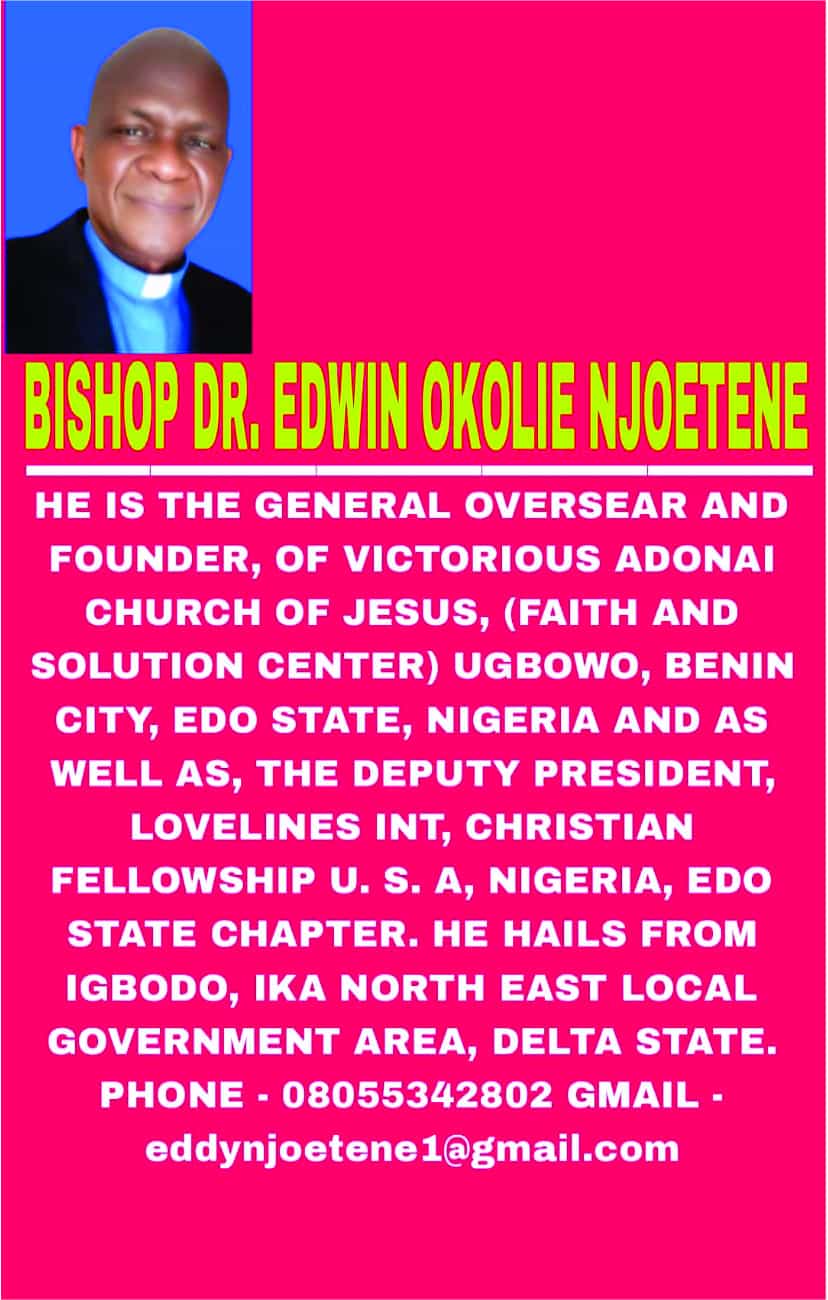 Bishop Dr. Edwin 0.