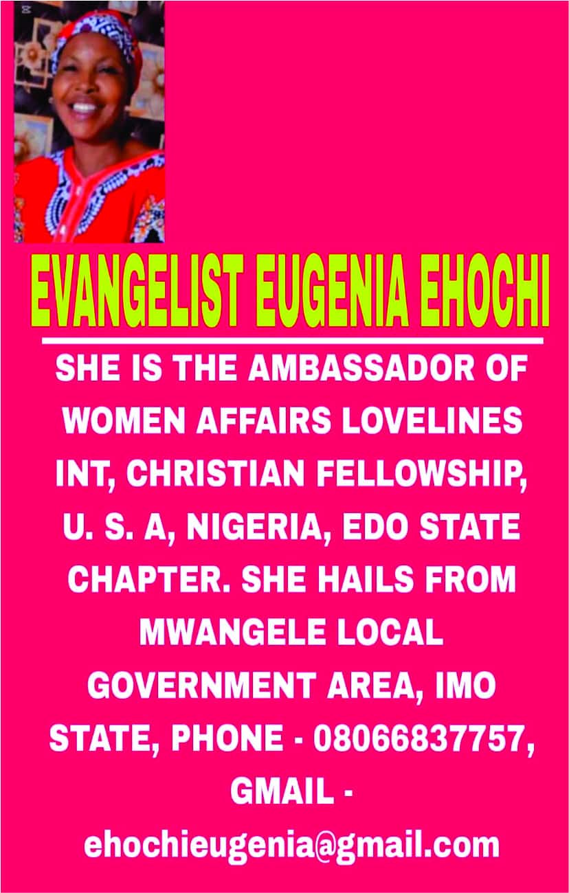Evangelist Eugenia .E.